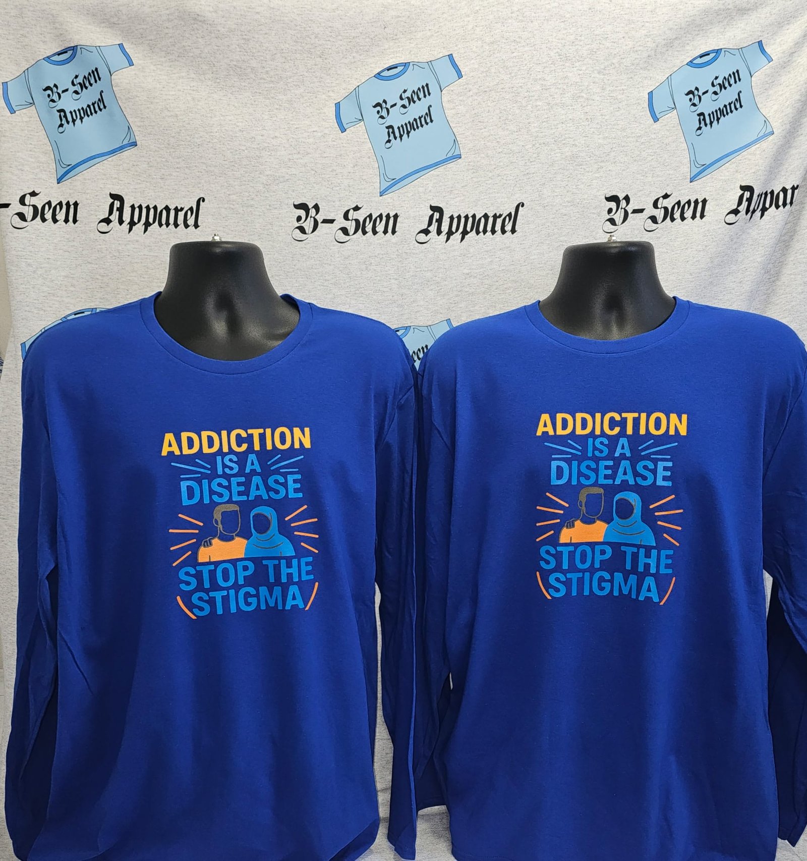 Blue Long sleeve shirts